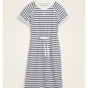 Old Navy Striped French Terry T-shirt Dress
